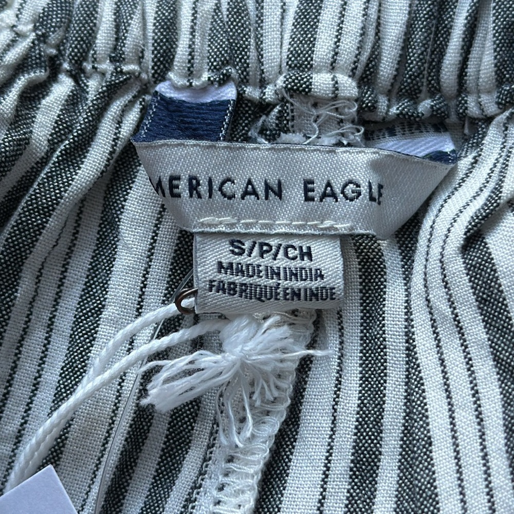 American Eagle Pinstripe Wide Leg Pants - Picture 6 of 7